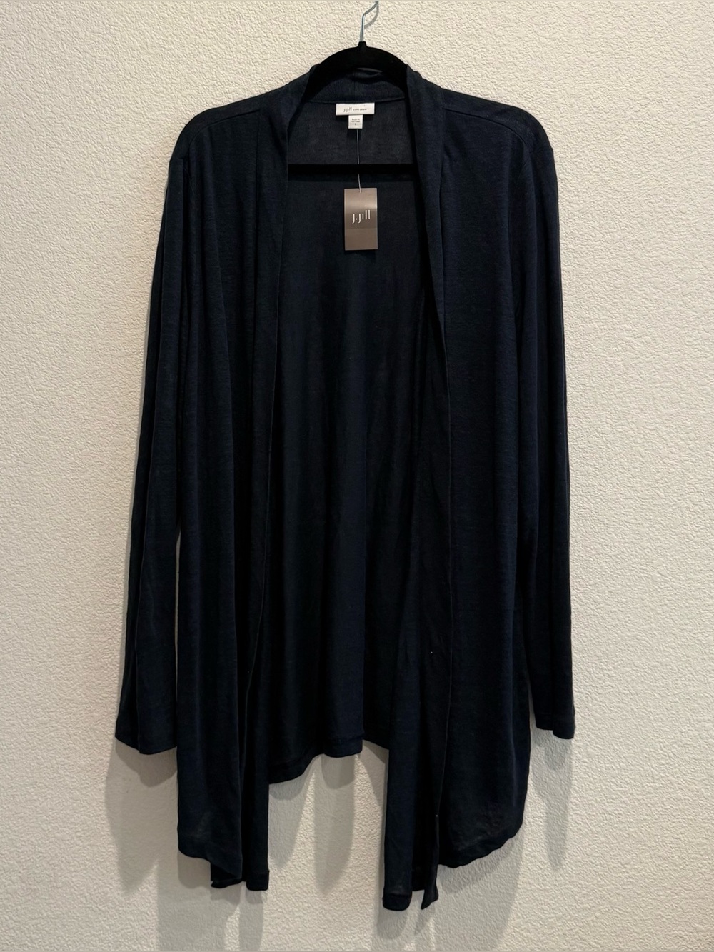 J. Jill Love Linen Open Front Lightweight Cardigan